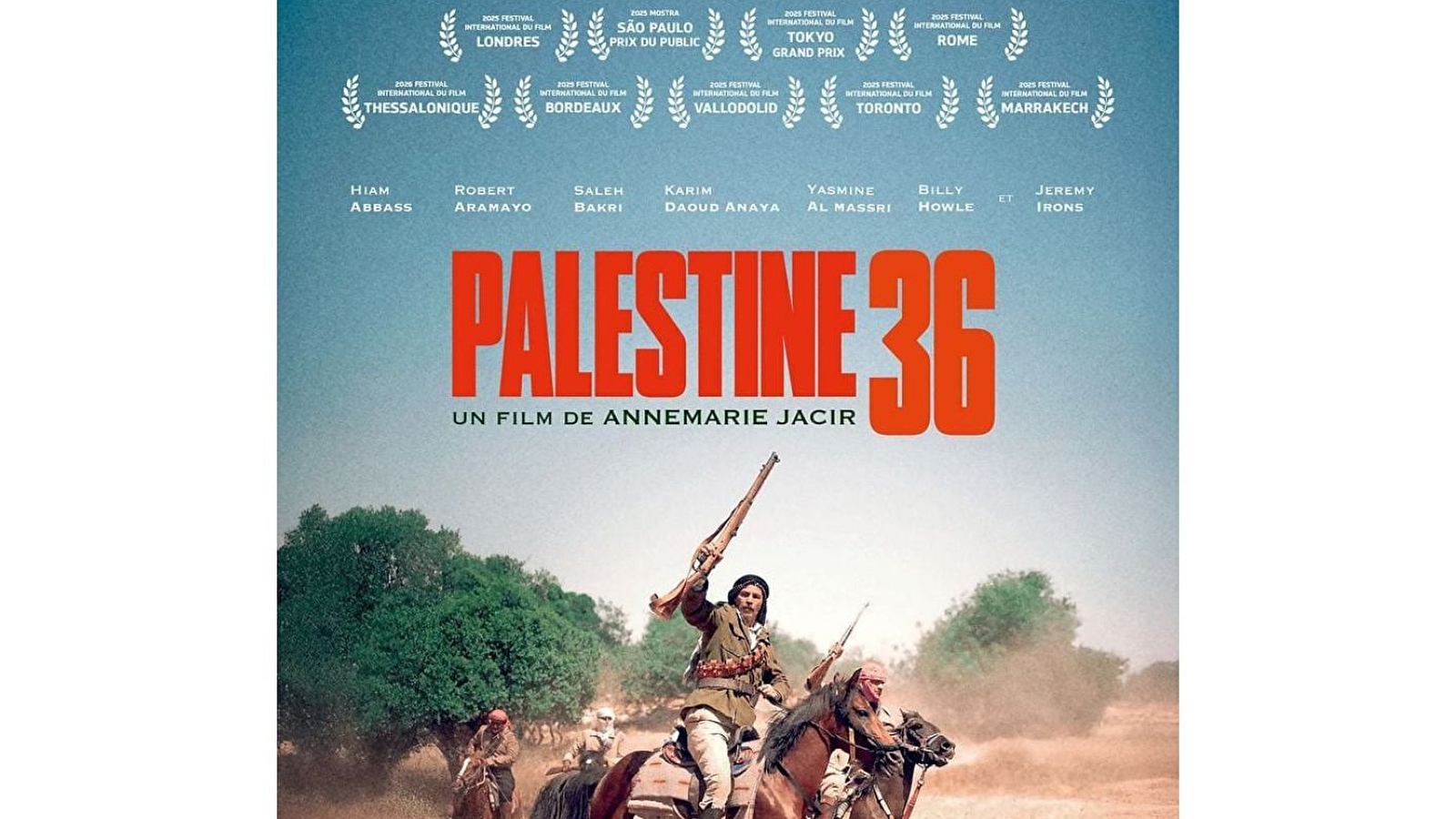 Les Allumeurs des Toiles présentent : 'Palestine 36' film de Annemarie Jacir