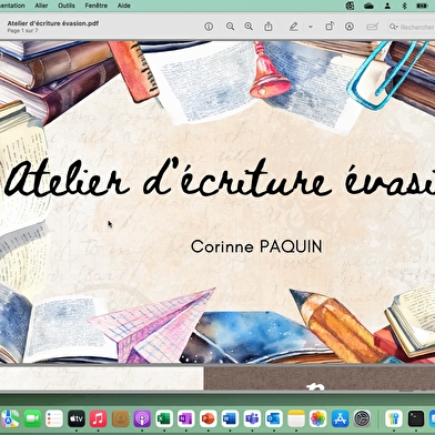 ATELIER D'ECRITURE EVASION