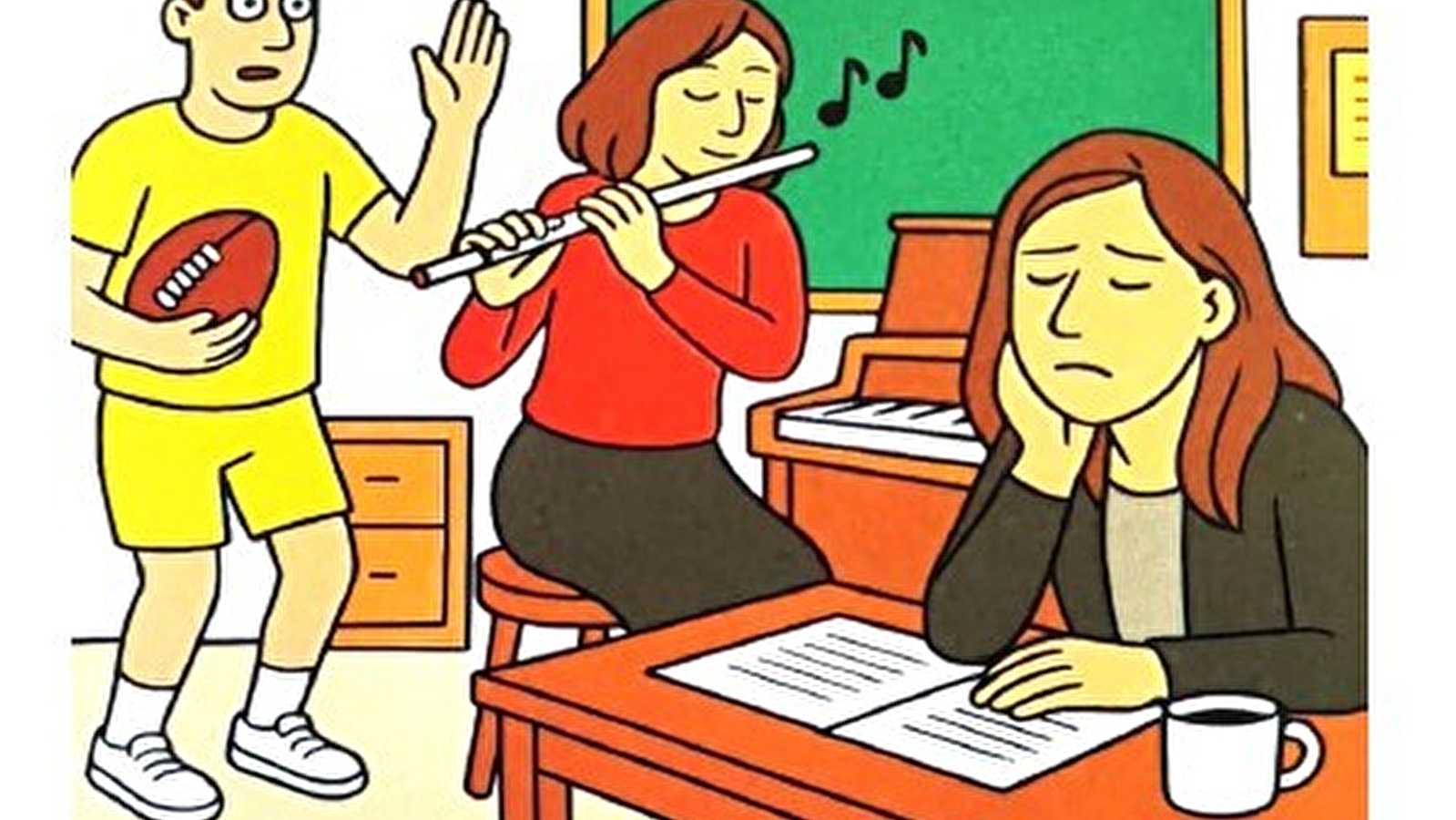 Théâtre - Cauchemar en salle des profs