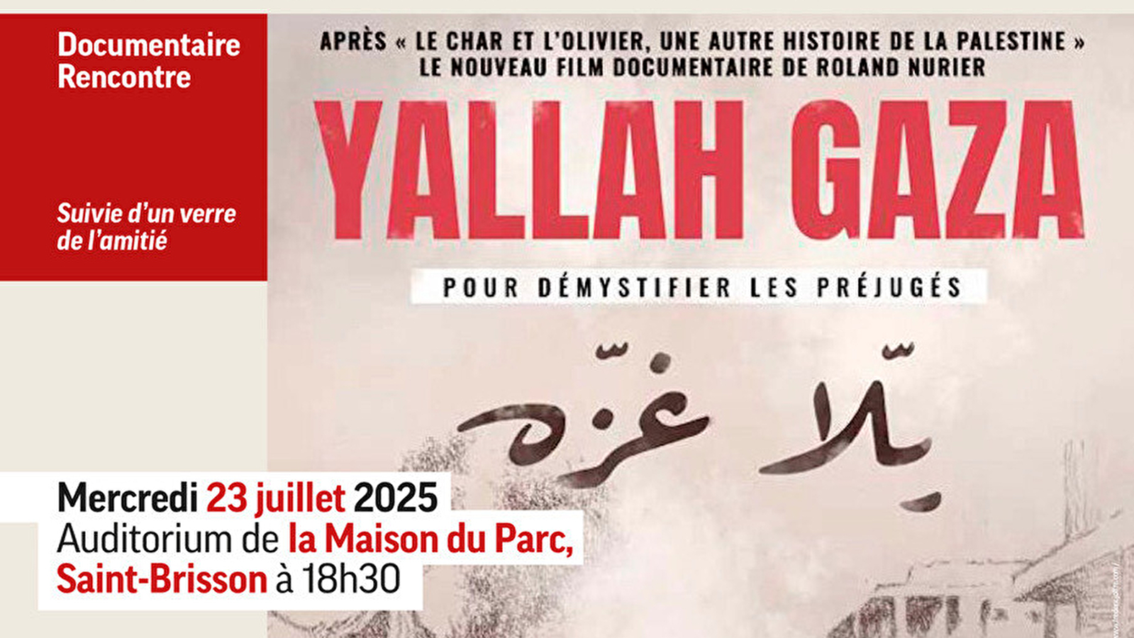 Projection-Rencontre 'Mieux connaître Gaza'