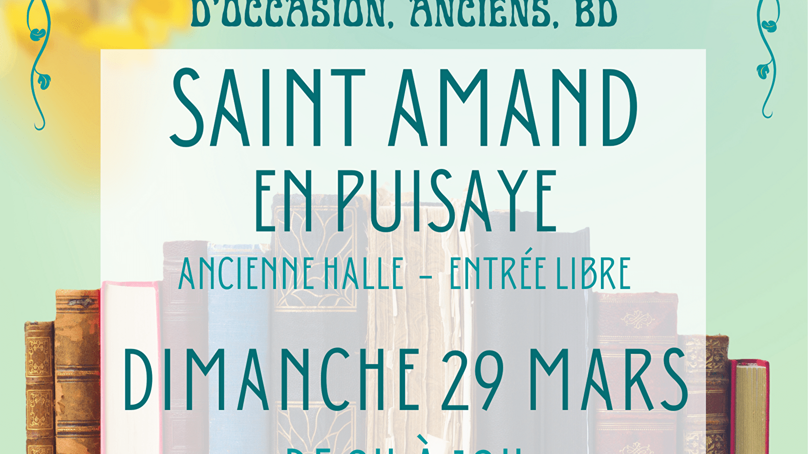 Marché aux livres d'occasion, anciens, BD