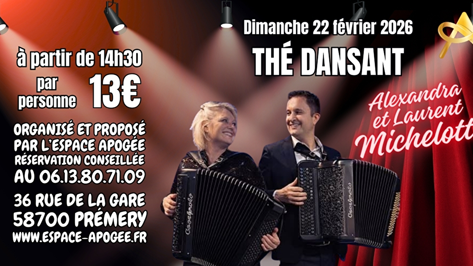 Grande Première à l'Espace Apogée – Alexandra et Laurent Michelotto ...