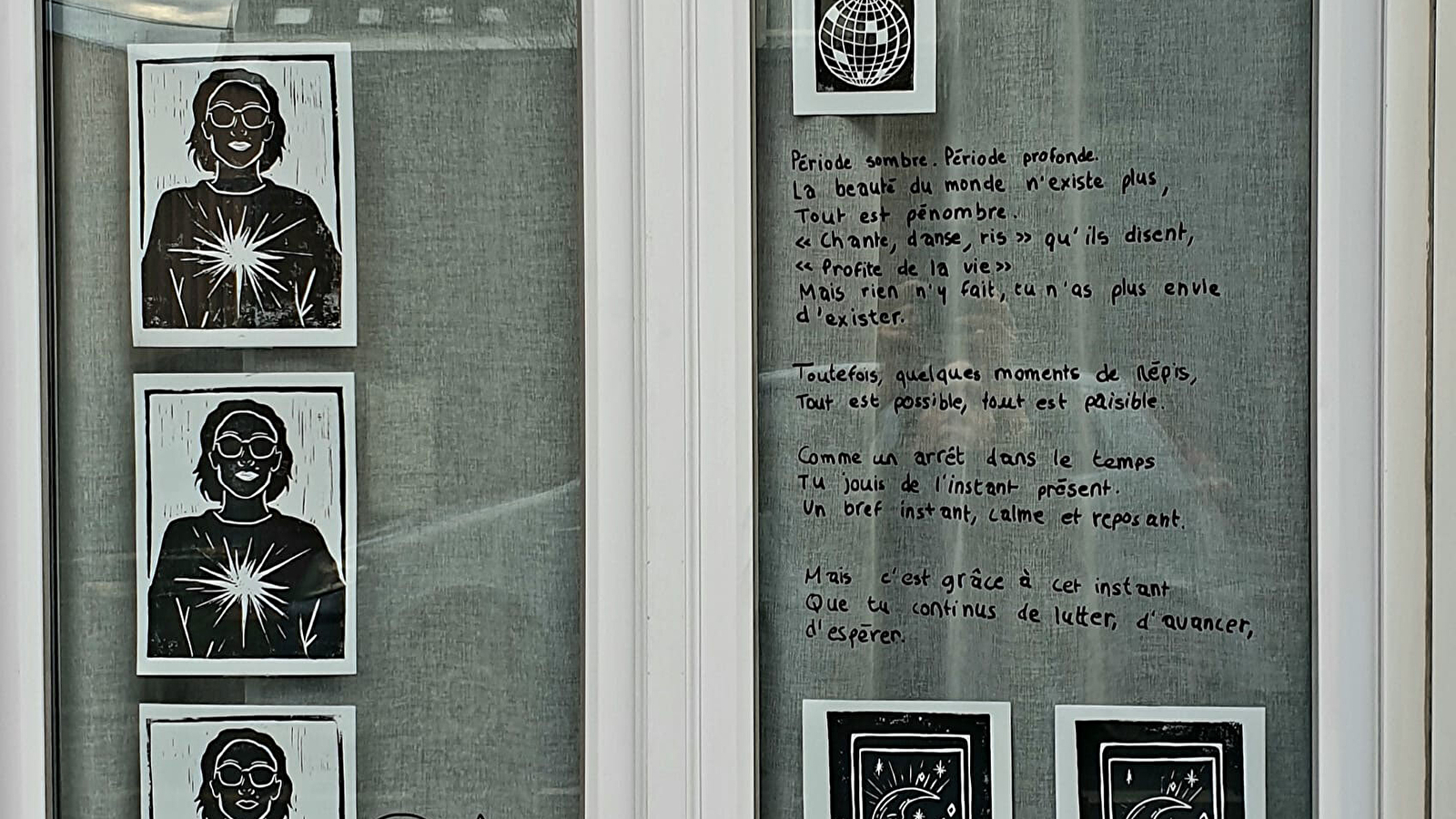 Fête de l'estampe, Les fenêtres qui parlent