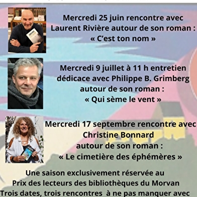 Petit déjeuner Littérature & Confiture - Rencontre avec Philippe B. Grimbert