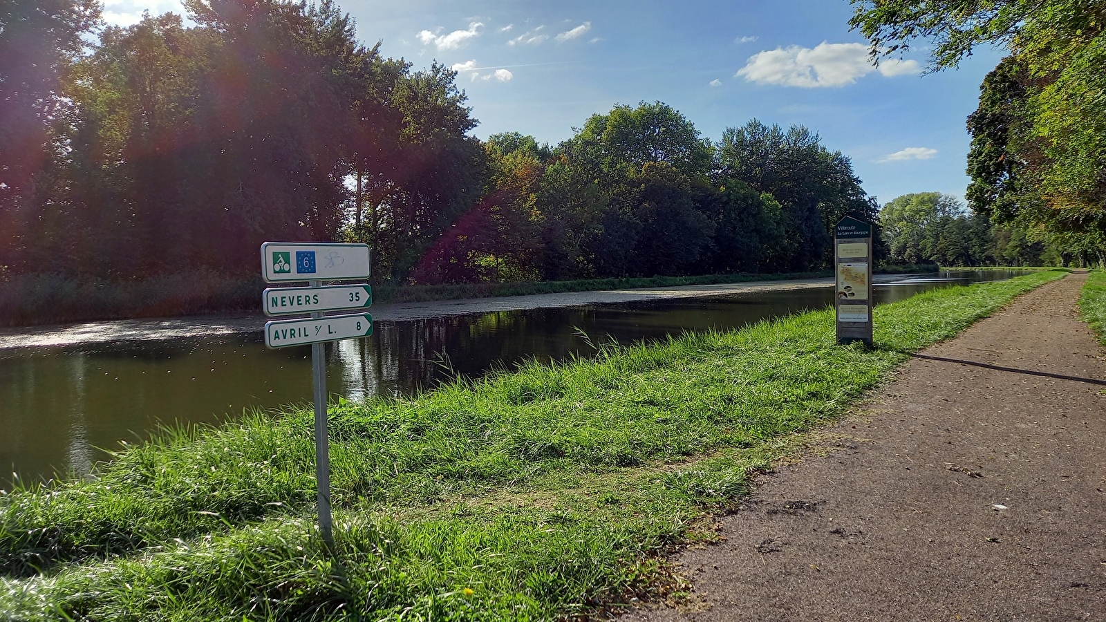 Balade à vélo entre Decize et Fleury-sur-Loire