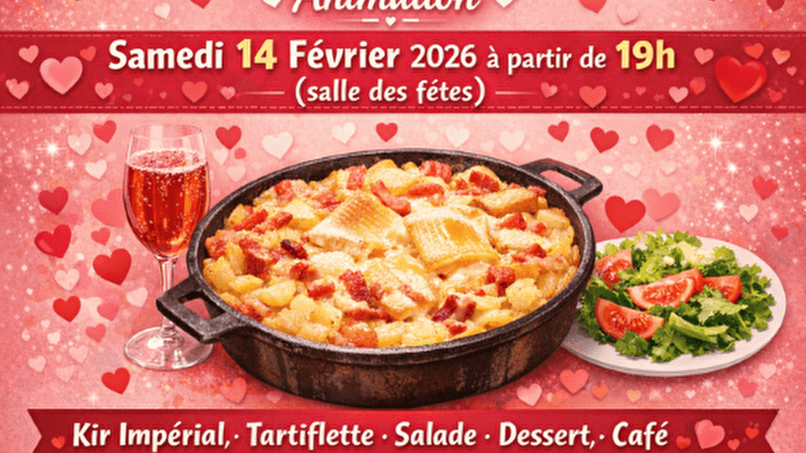 La tartiflette des cœurs fondants