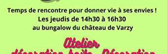 Ateliers 'Envies' ! - VARZY