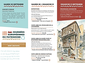 PROMENADE COMMENTEE : 'L'ARCHITECTURE DES MAISONS CLAMECYCOISES' - CLAMECY