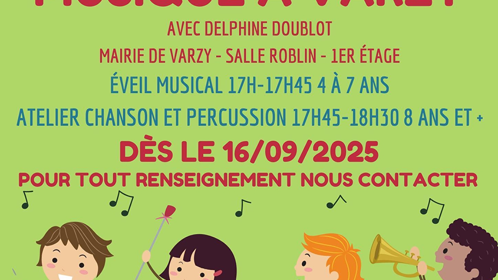 Cours de musique