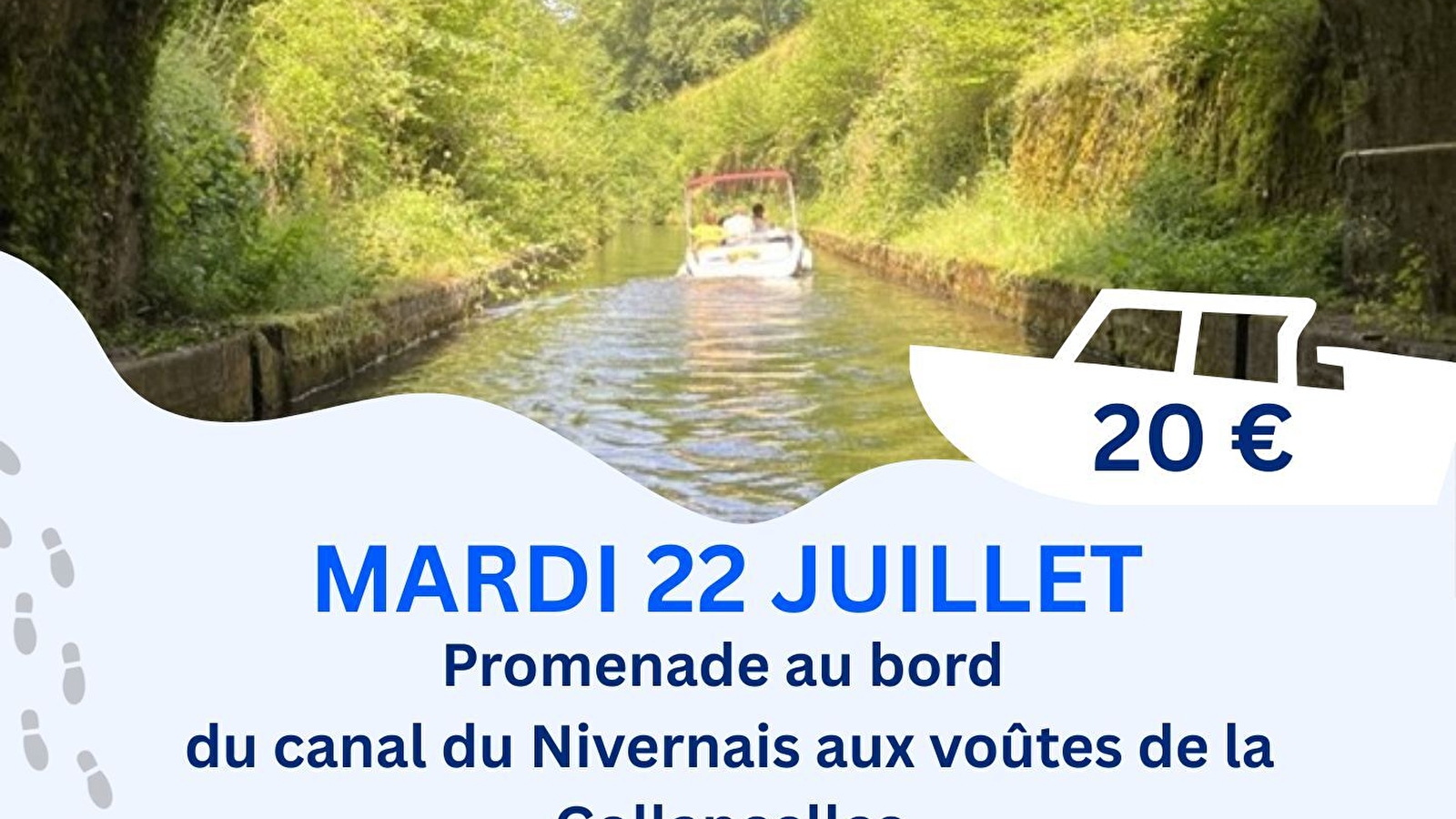 PROMENADE AU BORD DU CANAL DU NIVERNAIS AUX VOÛTES DE LA COLANCELLE